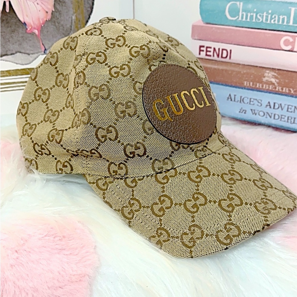 Gucci Brown Monogram Unisex Baseball Cap, Size Large - Picture 3 of 12